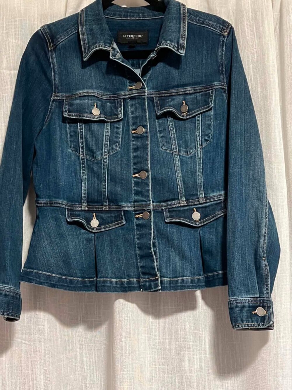 Liverpool LA "Fit & Flare" Denim Jacket Size L